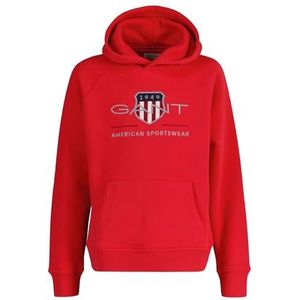 GANT Archive Shield Hoodie, rood (bright red), 176