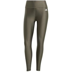 adidas Dames Optime Essentials Shine 7/8 Leggings, shadow olive, L