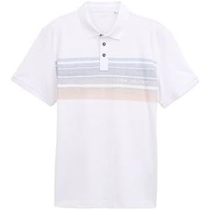 TOM TAILOR Poloshirt voor heren, 20000 - wit, XL