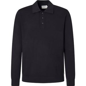 Pepe Jeans Mannen Malone Polo Sweater, Zwart (zwart), M