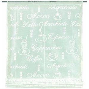 Home Fashion 54727-810 rolgordijn Cafe 140 x 100 cm, wit