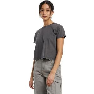 Build Your Brand Dames T-shirt Ladies Vintage Cropped Tee, kort gesneden dames T-shirt van katoen, maten XS - 5XL, magnet, L