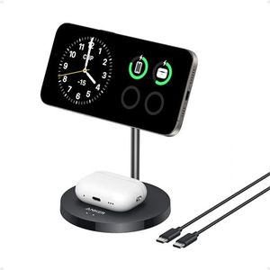 Anker - MagGo Wireless Charger - Draadloze Lader - Zwart - 15 W