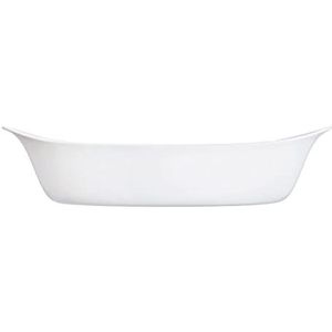 Luminarc - Smart Cuisine Carine Oval 250°C - Innovatieve glazen ovenschaal - Lichtgewicht en extra duurzaam - Gemakkelijk schoon te maken - Made in France - Afmetingen 38 x 23 cm