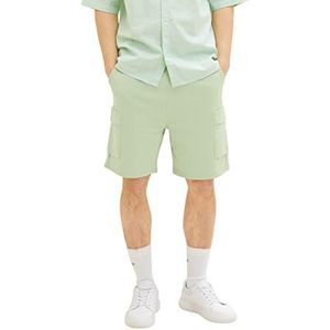 TOM TAILOR Denim Uomini Bermuda sweatpants shorts 1035679, 31038 - Placid Green, M