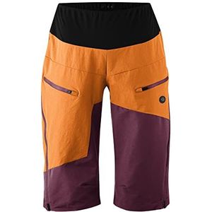 Gonso Lomaso MTB-shorts voor dames, korte fietsbroek, fietsbroek met knoopbare binnenbroek met zitkussen