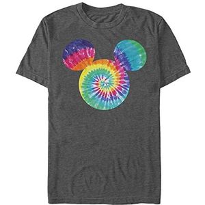 Disney Classic Mickey - Mickey Tie Dye Fill Unisex Crew neck T-Shirt Melange Black S