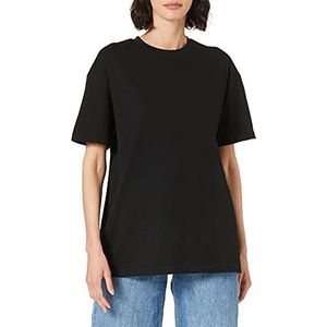 Build Your Brand Dames Dames oversized Boyfriend T-shirt, zwart, 5XL