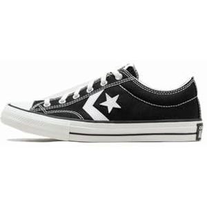 Converse Star Player 76 Foundational Canvas sneakers voor jongens, Black Vintage White Egret, 40 EU
