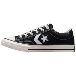 Converse Star Player 76 Foundational Canvas sneakers voor jongens, Black Vintage White Egret, 40 EU