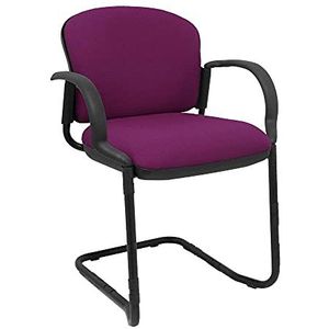 Piqueras Y Crespo 08PBALI760 bureaustoel met vaste armen, violet