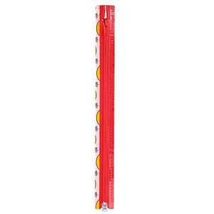 Opti S60-55-00722 ritssluiting, 100% polyester, 00722 rood, 55 cm