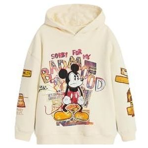 Desigual Sweat_Mickey_Mood sweatshirt voor kinderen, Wit, 8 jaar