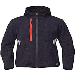 Siggi Softshell Finder blauw/zilver, heren, 3XL