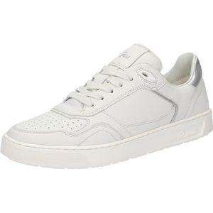 Sneakers - Effen - Leer - Flexibele Zool - Platte Hak