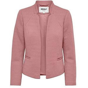 ONLY Onladdy-Linea L/S korte blazer Cc TLR, Verdorde Rose/Detail:melange, XL