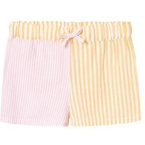 NAME IT Nkfhistripe Shorts voor meisjes, oranje, 116 cm
