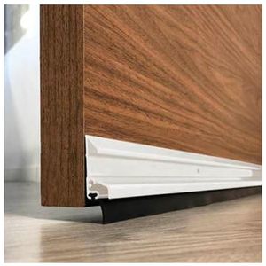 Tochtstopper, aluminium, 1 m, wit