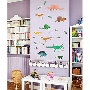 Dinosaurus kinderen slaapkamer kinderkamer woonkamer badkamer raam deur afneembare DIY muursticker decor muurkunst poster