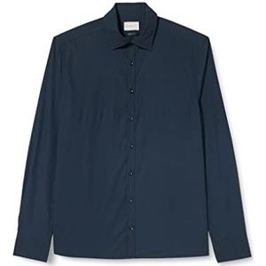 bugatti Heren 9150-28701 hemd, marineblauw, normaal