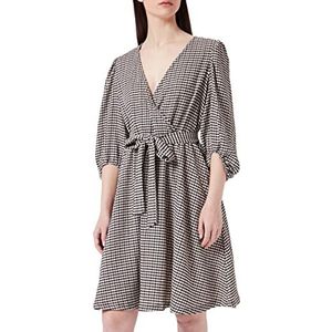 Selected - Iana - Korte Jurk - Gestreept - Crêpe-Textuur - Relaxte Pasvorm