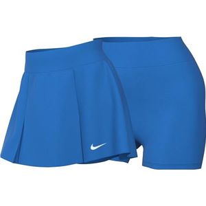 Nike Dames rok W Nk Df Advtg Skrt Reg, Lt Photo Blue/White, DX1132-406, M