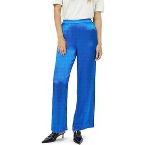 Peppercorn Dames Olanna hoge taille wijde pijpen broek, keizerlijk blauw, 14, Imperial Blue, 40