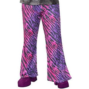 (PKT) (9907397) Volwassen Mens Disco Fever Zebra Flares Kostuum Broek (Extra Large)