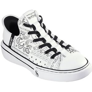 Skechers Heren X Dogg: Snoop One-Double G Handsfree Slip-ins Sneaker, Wit/Zwart, 9 US