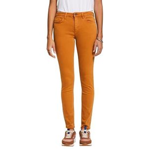 ESPRIT Skinny jeans met middelhoge tailleband, 235/Caramel, 27W x 32L