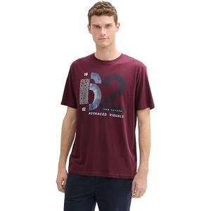 TOM TAILOR T-shirt voor heren, 10341 - Gipsy Purple, M