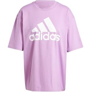 adidas Dames Essentials Big Logo Boyfriend Tee, preloved purple, XS