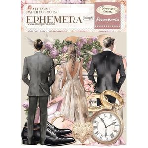 Stamperia International KFT Stamperia Ephemera Romance Forever Ceremony Edition, meerkleurig, 10 x 21 cm