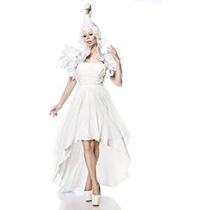 Generique - Sexy zwanenkostuum voor dames carnaval kostuum wit - XXL (44)