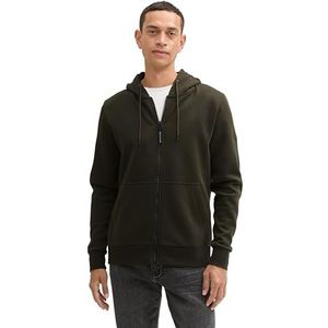 TOM TAILOR Sweatshirt voor heren, 11172 - Dark Roze Green, S