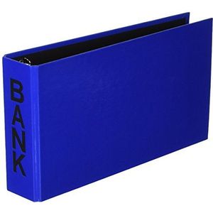 Aulfes 40801-06 bankordner 250x140x50 blauw boekbinderisch