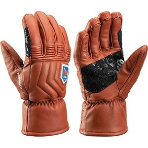 LEKI Heren Marbec 3D handschoenen rood/oranje 9