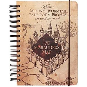 Bullet Journal Notitieboek Harry Potter The Marauder's Map - Hardcover Notitieblok - A5 Ringband Notitieboek - Dotted Notebbok