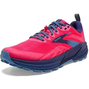 Brooks Cascadia 16 Hardloopschoenen voor dames, roze vinnen kobalt, 36 EU