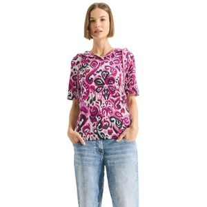 Cecil - Hoodie - Pink - Katoen-Modal Jerseykwaliteit - Capuchon met Trekkoord