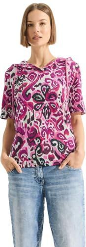 Cecil - Hoodie - Pink - Katoen-Modal Jerseykwaliteit - Capuchon met Trekkoord