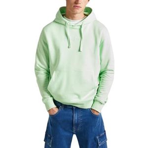 Pepe Jeans Heren Joe Hoodie Hooded Sweatshirt, Groen (Fresh Green), S, Groen (Fris Groen), S