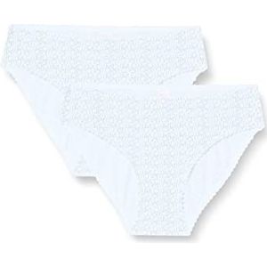 Dim Comfortabele onderbroek voor meisjes, 2 stuks, Wit, 14 Jaren
