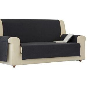 Estoralis Beret - sofa deken bank bescherming afdekking slijtage en scheuren beschermen. Omkeerbaar comfortabel praktisch bestendig. Eenvoudige montage. Hoge kwaliteit. (kleur antraciet, 2 zits)