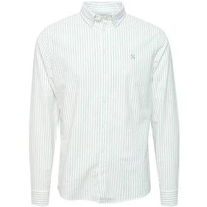 CASUAL FRIDAY CFAnton LS BD Striped Oxford Shirt Overhemd, 110602/Snow White, 3XL, 110602/Sneeuwwit, 3XL