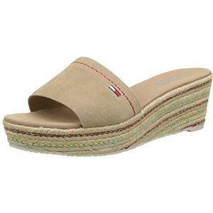 Tommy Hilfiger dames l1385ory 2b plateau, beige zand 102, 39 EU