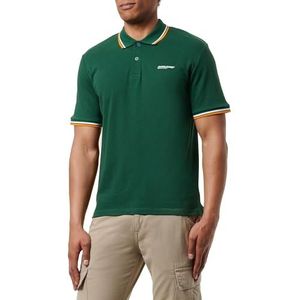 JACK & JONES Jjcampa Polo Ss Poloshirt voor heren, donkergroen/print: klein, S