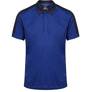 Regatta Professioneel Contrast Coolweave Wicking Polo Shirt, NewRoyal/Nvy, M