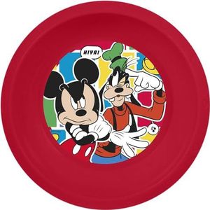 Disney Mickey Mouse kunststof schaal voor kinderen, schokbestendig, herbruikbaar
