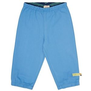 loud + proud Unisex kinderen waterafstotend, GOTS-gecertificeerde broek, azuur, 74-80